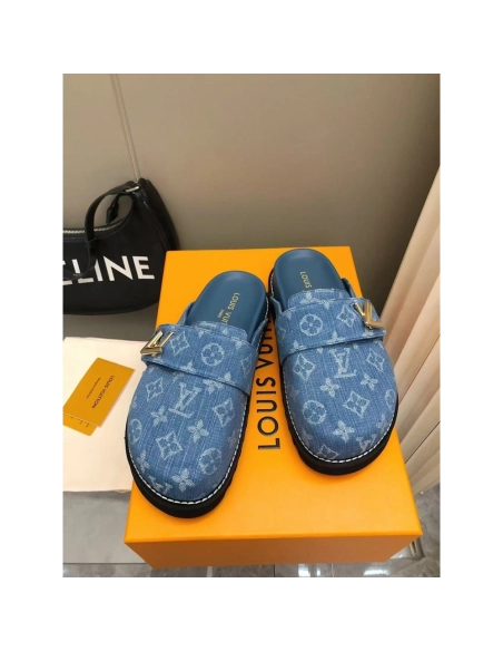Louis Vuitton Cosy Comfort Mule Shoes 1AGVOL,Louis Vuitton Slides