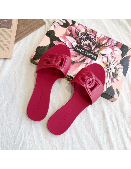 Dolce Gabbana Rubber Beachwear Sliders,Dolce Gabbana Shoes