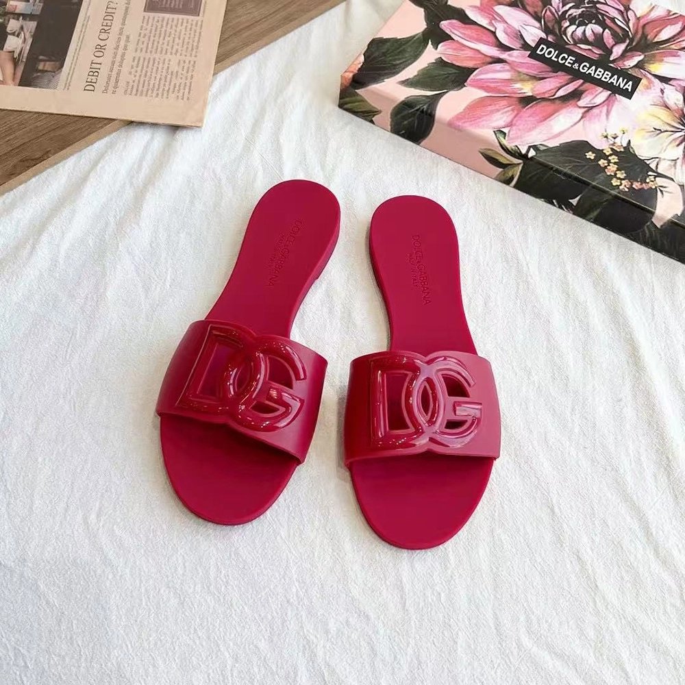 Dolce Gabbana Rubber Beachwear Sliders,Dolce Gabbana Shoes