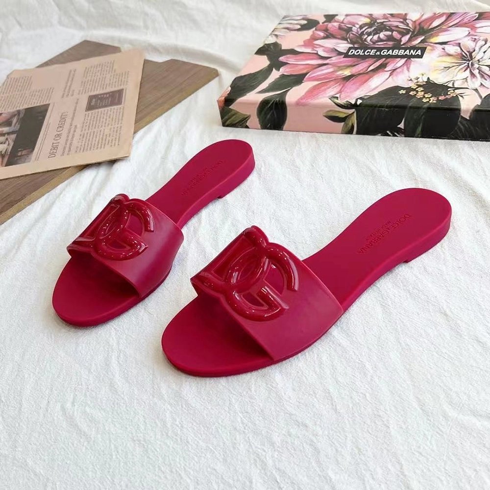 Dolce Gabbana Rubber Beachwear Sliders,Dolce Gabbana Shoes
