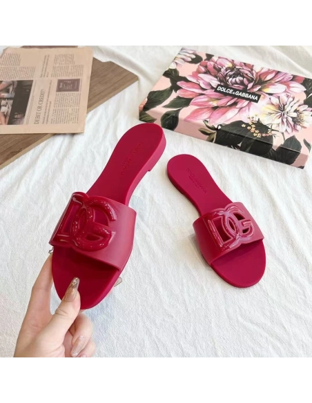 Dolce Gabbana Rubber Beachwear Sliders,Dolce Gabbana Shoes
