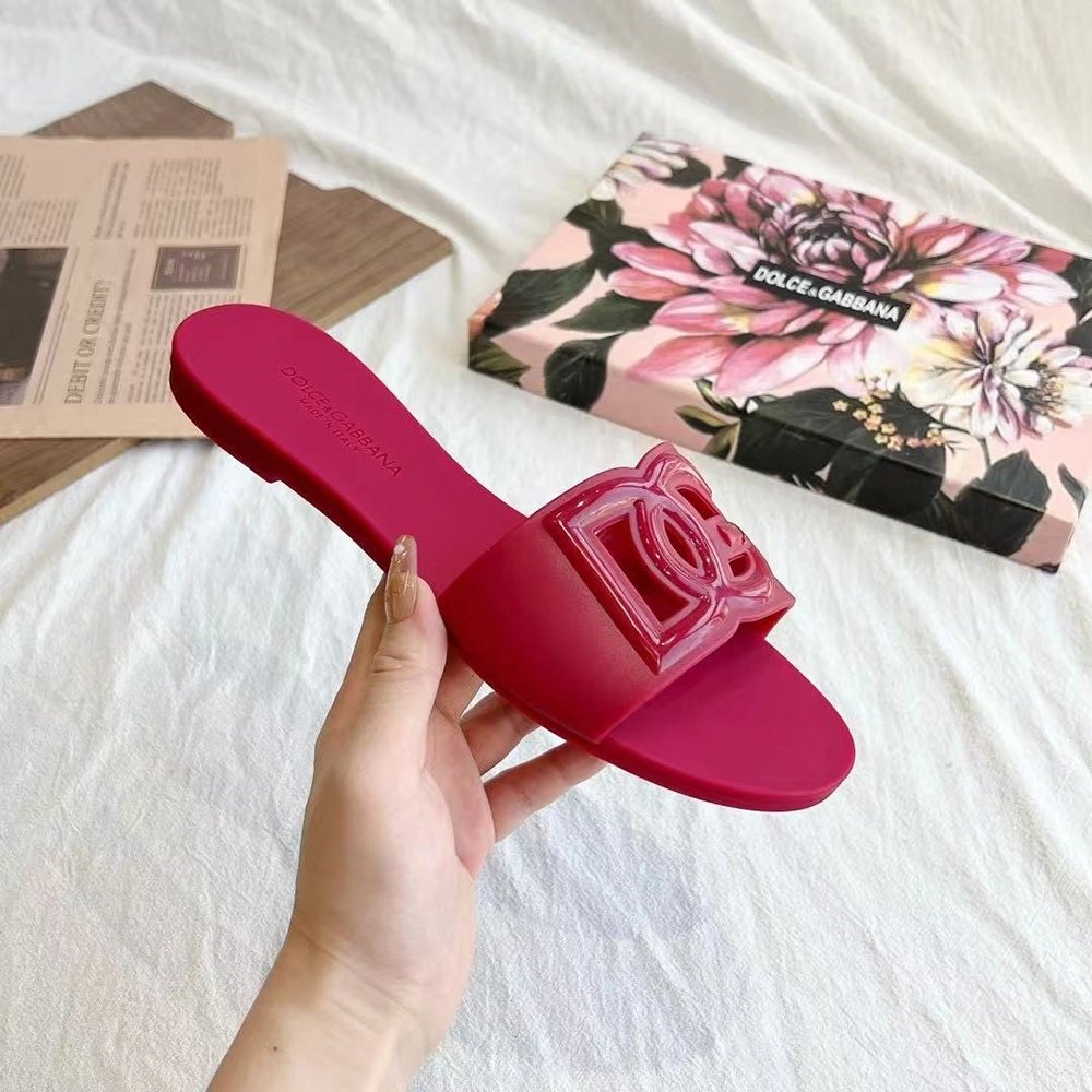 Dolce Gabbana Rubber Beachwear Sliders,Dolce Gabbana Shoes