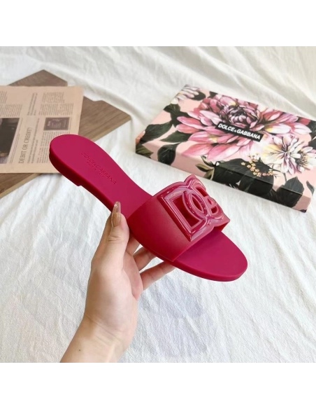 Dolce Gabbana Rubber Beachwear Sliders,Dolce Gabbana Shoes