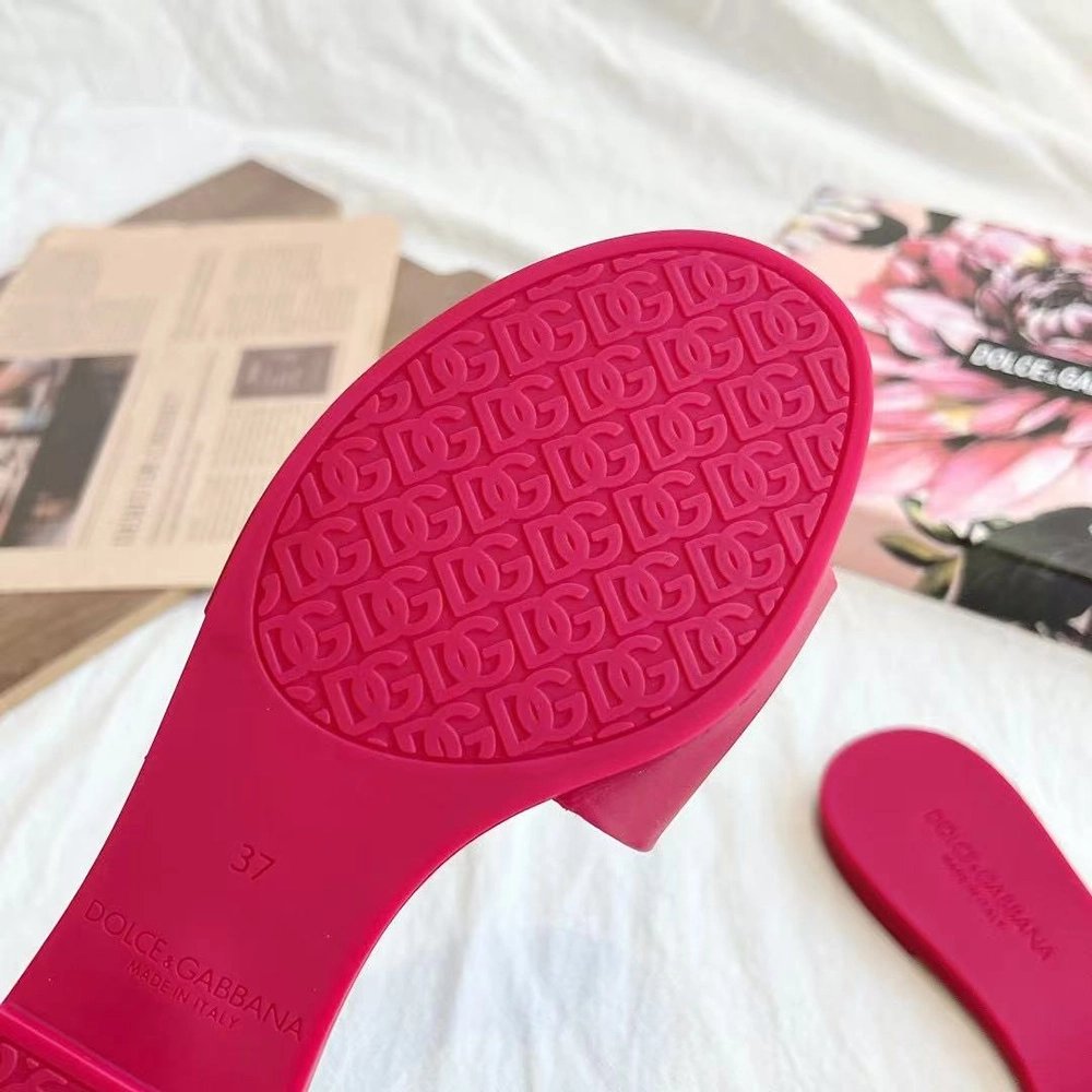 Dolce Gabbana Rubber Beachwear Sliders,Dolce Gabbana Shoes