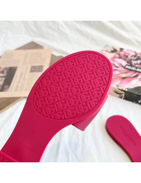 Dolce Gabbana Rubber Beachwear Sliders,Dolce Gabbana Shoes