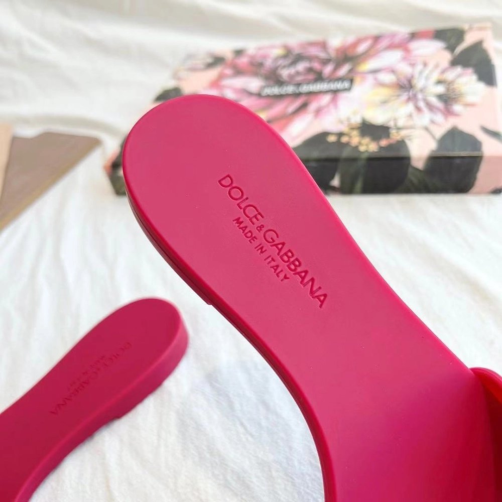 Dolce Gabbana Rubber Beachwear Sliders,Dolce Gabbana Shoes