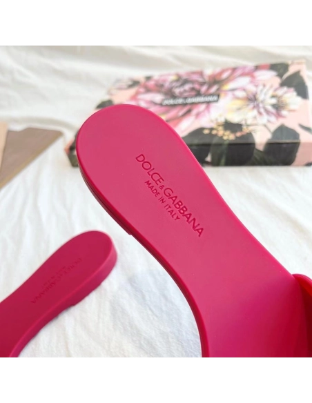 Dolce Gabbana Rubber Beachwear Sliders,Dolce Gabbana Shoes