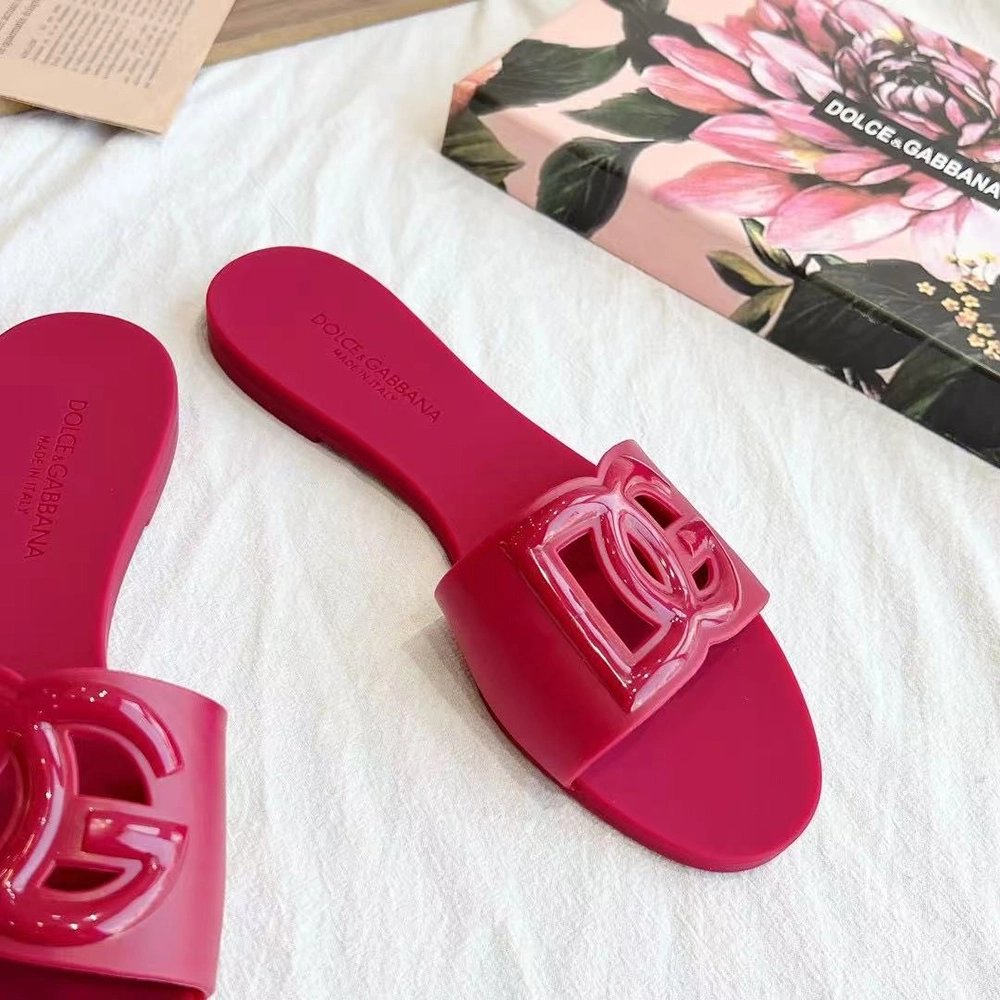 Dolce Gabbana Rubber Beachwear Sliders,Dolce Gabbana Shoes