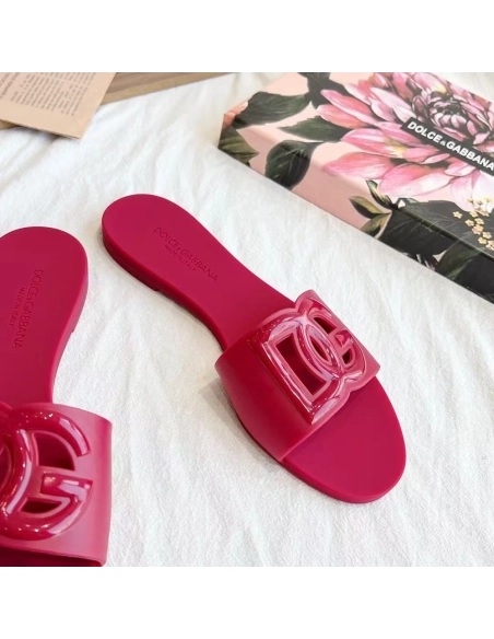 Dolce Gabbana Rubber Beachwear Sliders,Dolce Gabbana Shoes