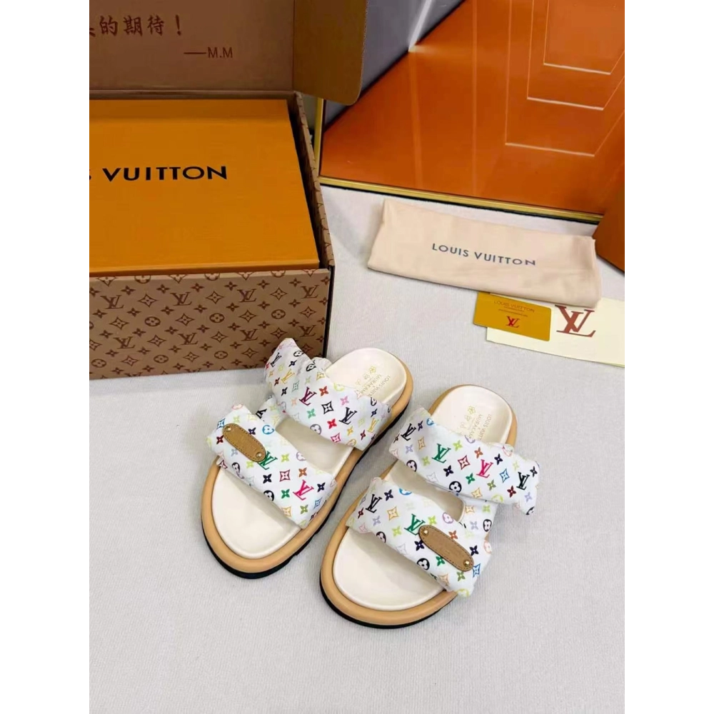 Louis Vuitton TM Pool Pillow Comfort Mule,Louis Vuitton Slides