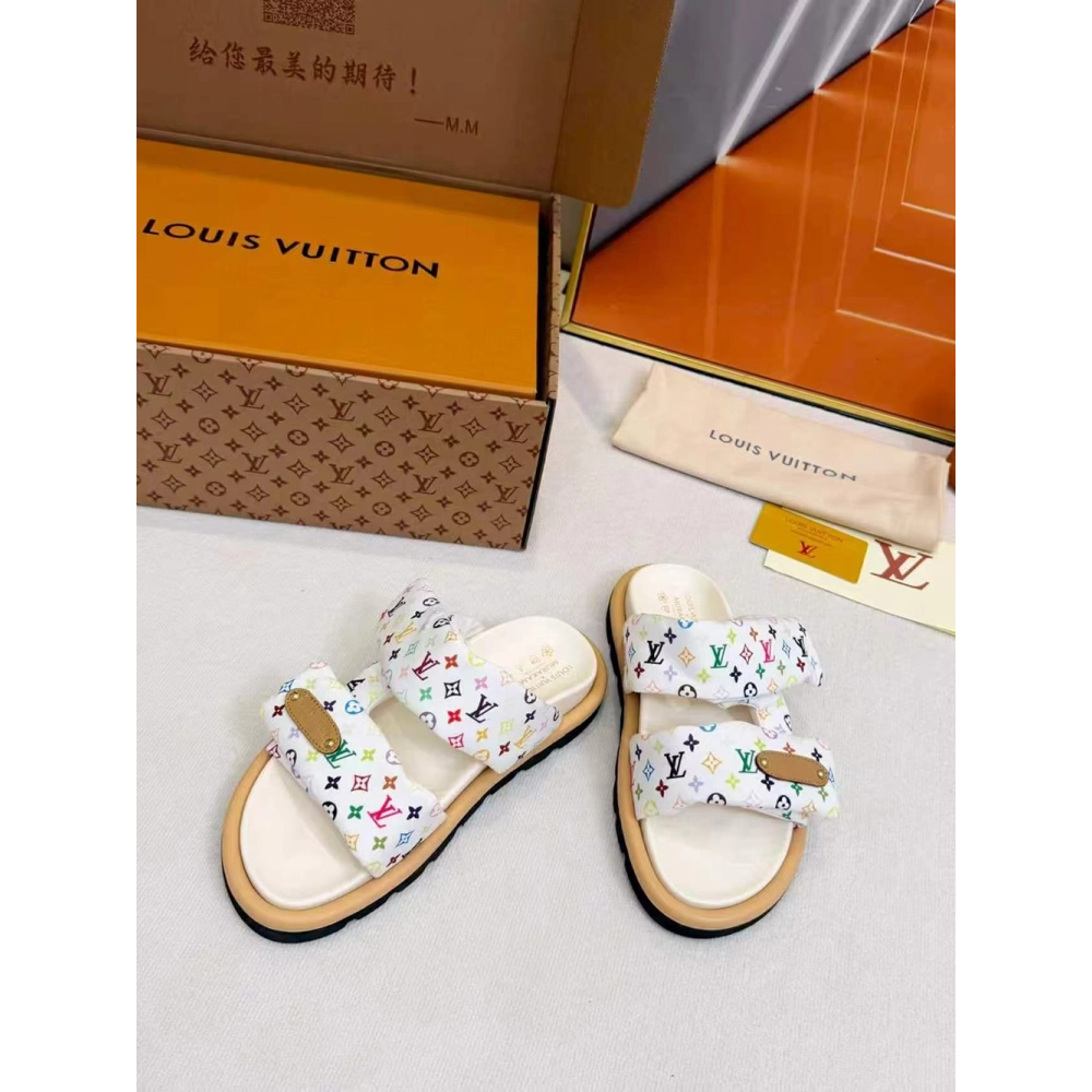 Louis Vuitton TM Pool Pillow Comfort Mule,Louis Vuitton Slides