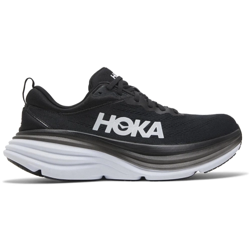 HOKA Bondi 8 Black White,HOKA SNEAKERS