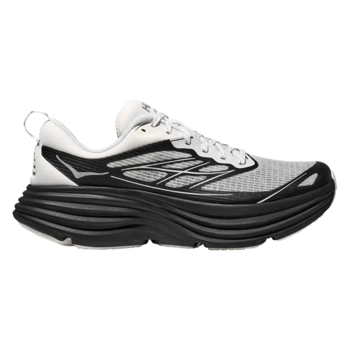 HOKA Bondi 8 Caged Stealth Tech Pack - Frost Black,HOKA SNEAKERS