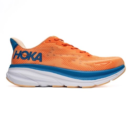 HOKA Clifton 9 2E Wide Vibrant Orange Impala,HOKA SNEAKERS