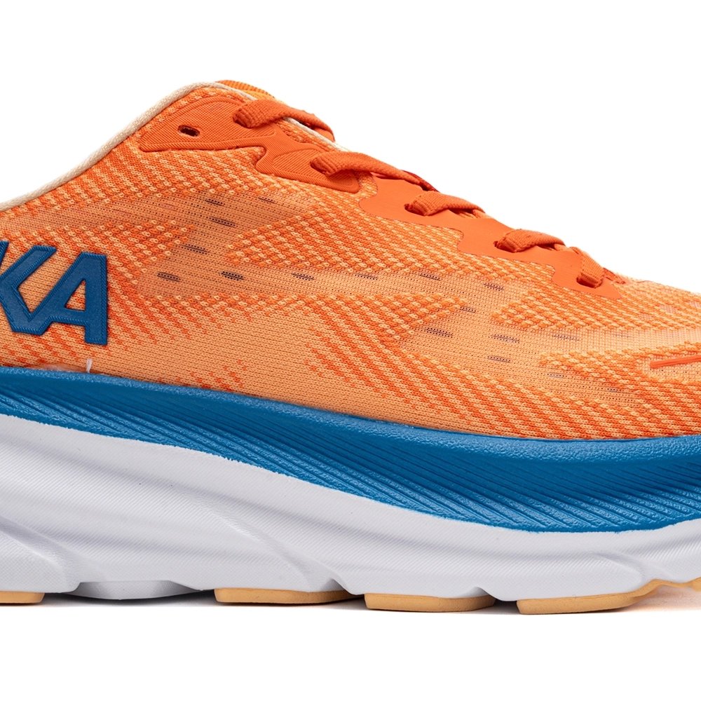 HOKA Clifton 9 2E Wide Vibrant Orange Impala,HOKA SNEAKERS