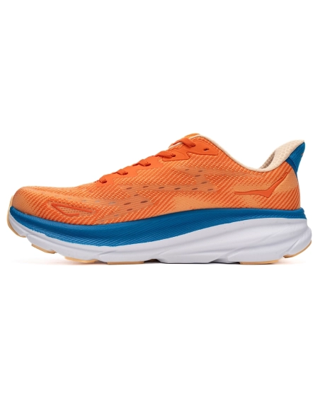 HOKA Clifton 9 2E Wide Vibrant Orange Impala,HOKA SNEAKERS
