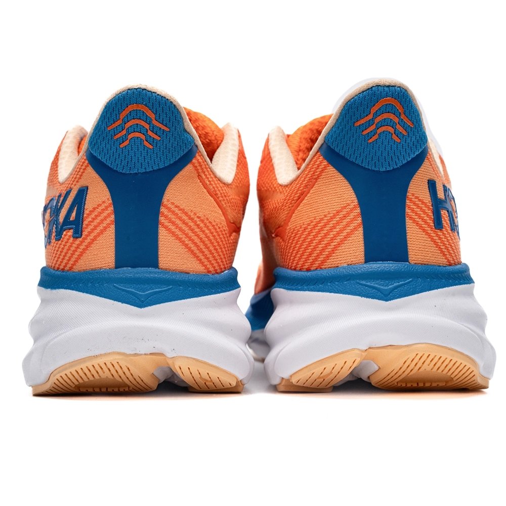HOKA Clifton 9 2E Wide Vibrant Orange Impala,HOKA SNEAKERS