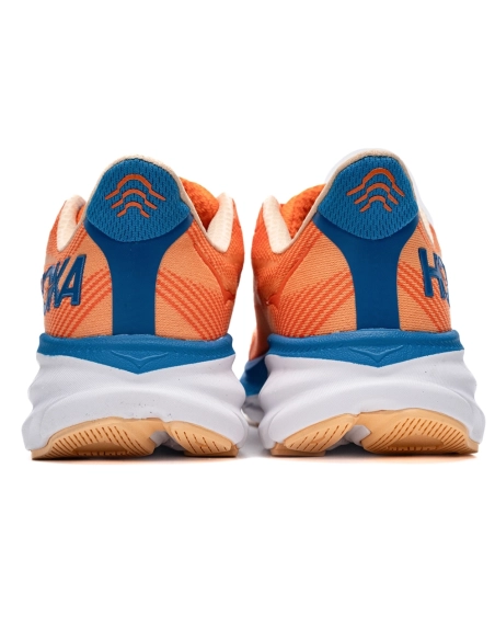 HOKA Clifton 9 2E Wide Vibrant Orange Impala,HOKA SNEAKERS