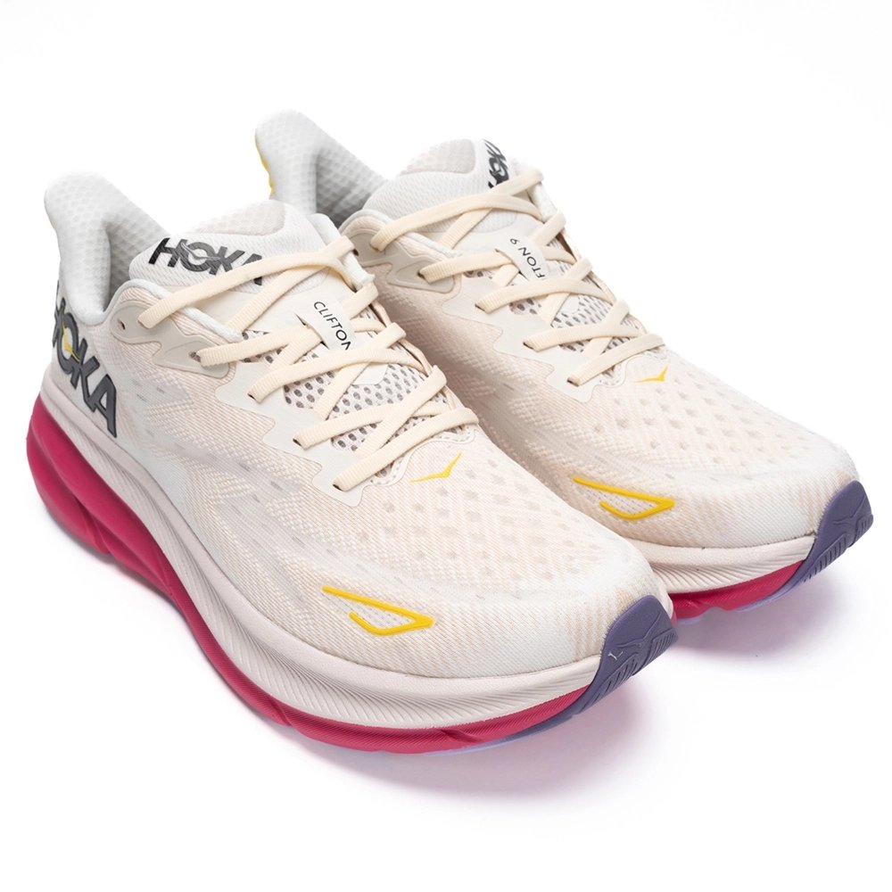 HOKA Clifton 9 Eggnog Blanc De Blanc,HOKA SNEAKERS