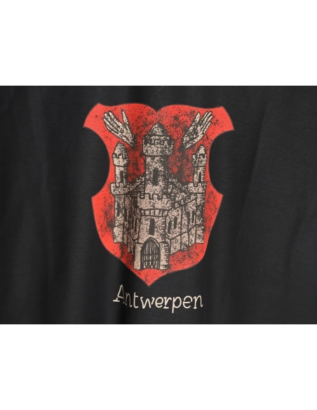 Balenciaga Castle Print Distressed Short-Sleeve T-Shirt,Balenciaga