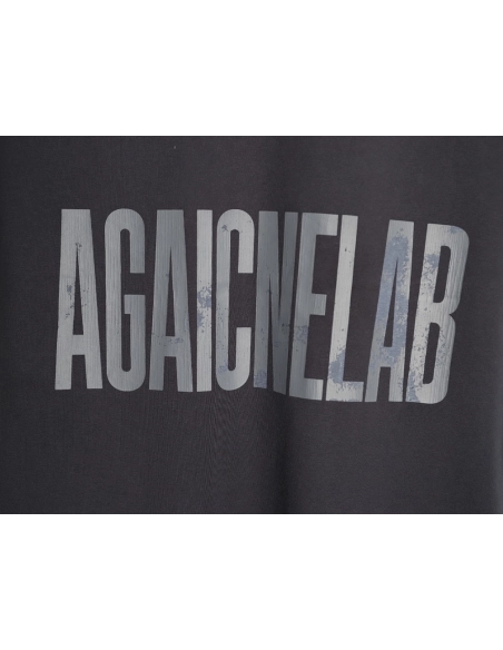 Balenciaga Horizontal Letter Print Short-Sleeve T-Shirt,Balenciaga