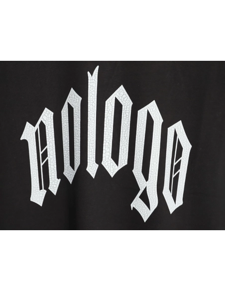Balenciaga "No Logo" Cracked Print Short-Sleeve T-Shirt,Balenciaga