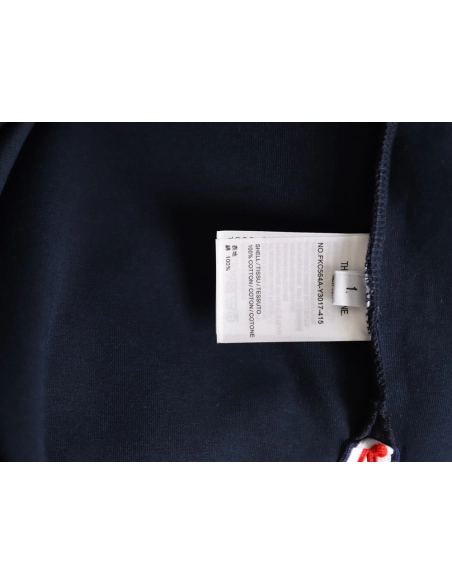 Thom Browne Striped Cuff Trim Short-Sleeve T-Shirt TSK2,Thom Browne