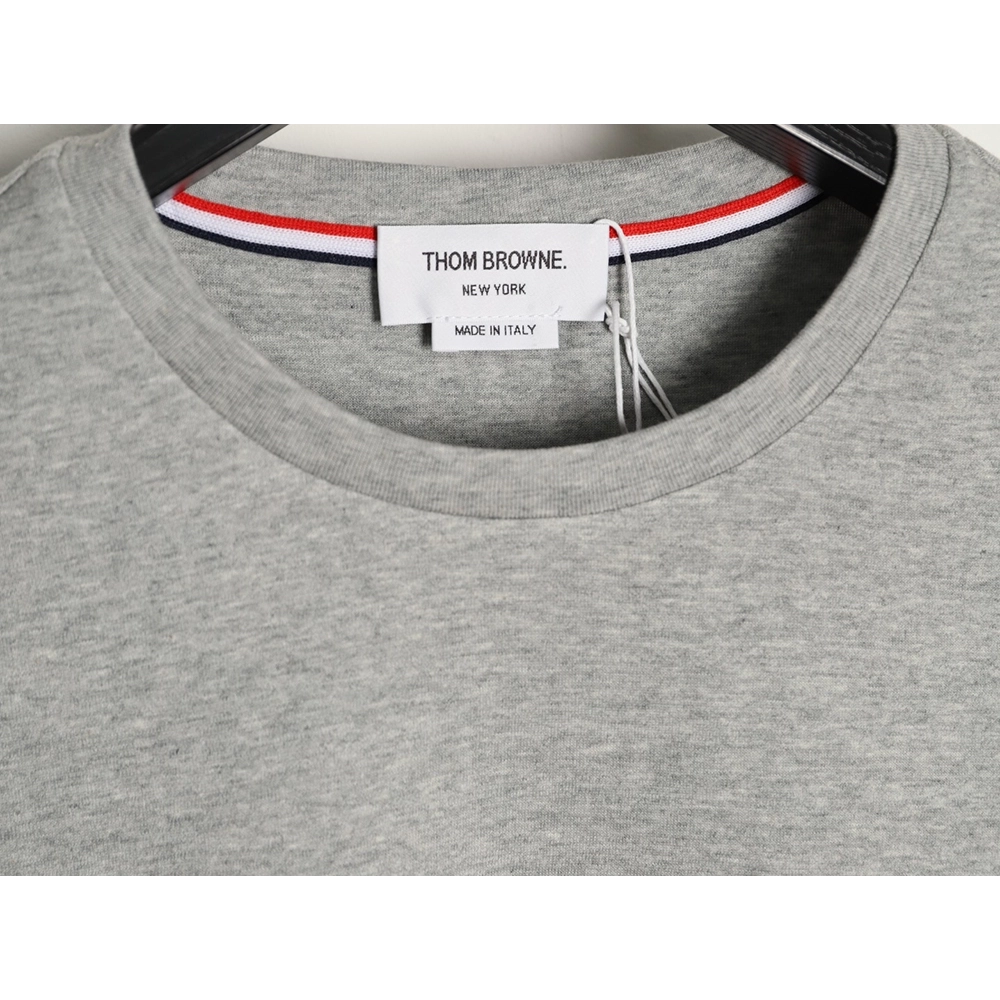 Thom Browne Striped Cuff Trim Short-Sleeve T-Shirt TSK1,Thom Browne