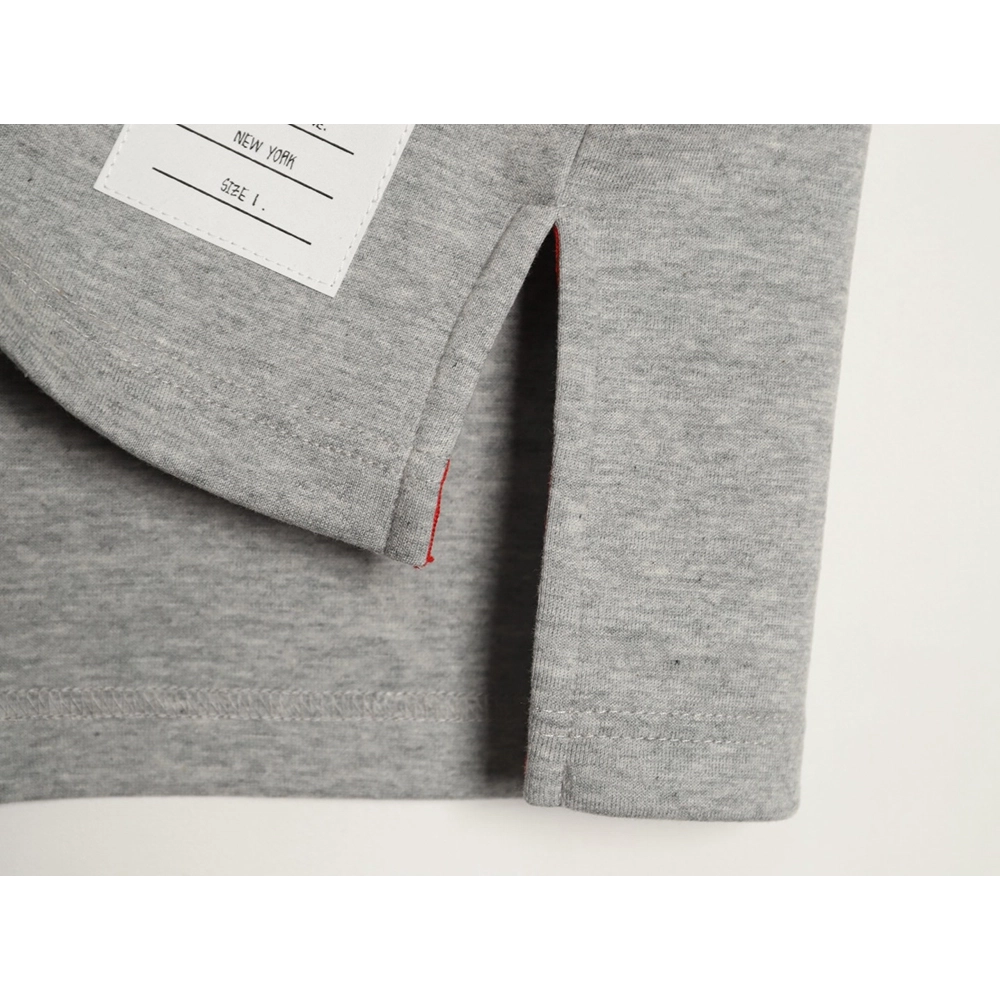 Thom Browne Striped Cuff Trim Short-Sleeve T-Shirt TSK1,Thom Browne