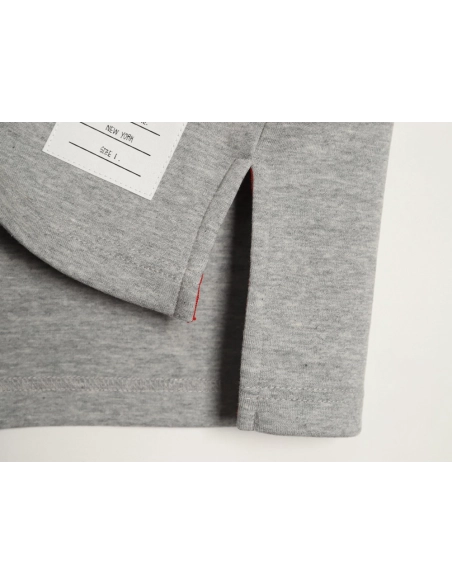 Thom Browne Striped Cuff Trim Short-Sleeve T-Shirt TSK1,Thom Browne