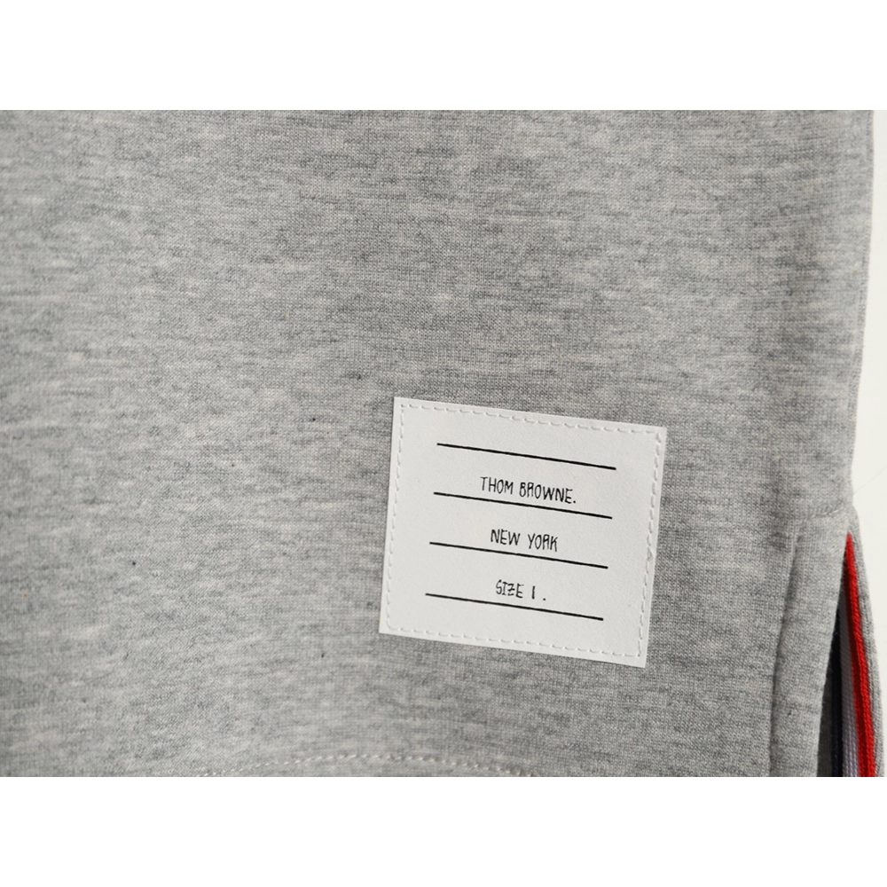 Thom Browne Striped Cuff Trim Short-Sleeve T-Shirt TSK1,Thom Browne