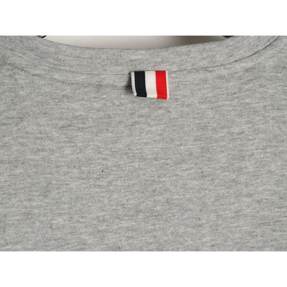 Thom Browne Striped Cuff Trim Short-Sleeve T-Shirt TSK1,Thom Browne