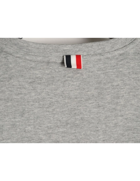 Thom Browne Striped Cuff Trim Short-Sleeve T-Shirt TSK1,Thom Browne