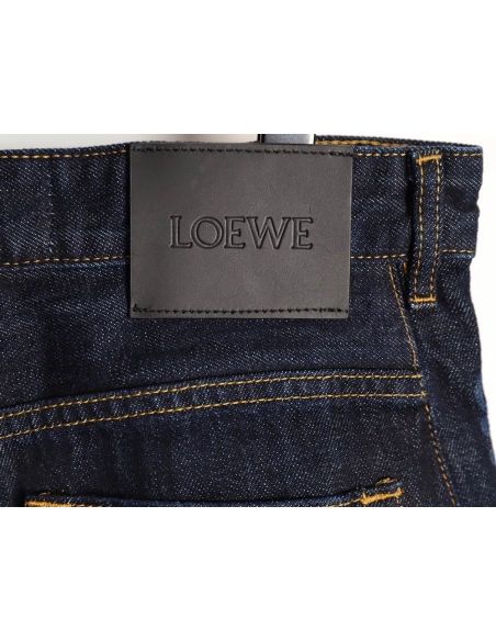Loewe Anagram Tapered Denim Trousers,Loewe