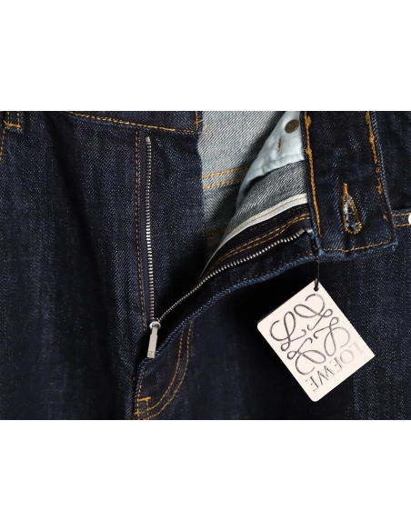 Loewe Anagram Tapered Denim Trousers,Loewe