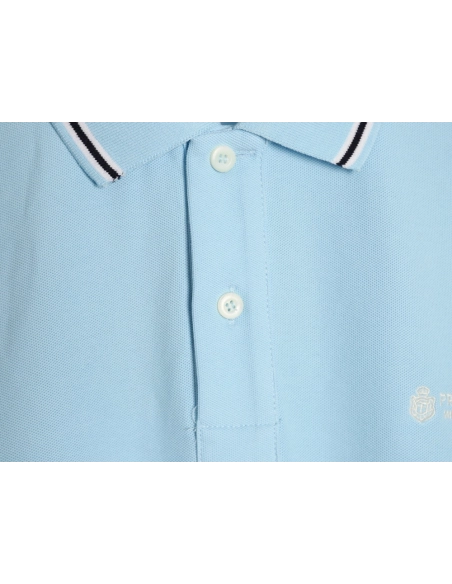 Prada embroidered drawstring hem Polo short sleeve,Prada
