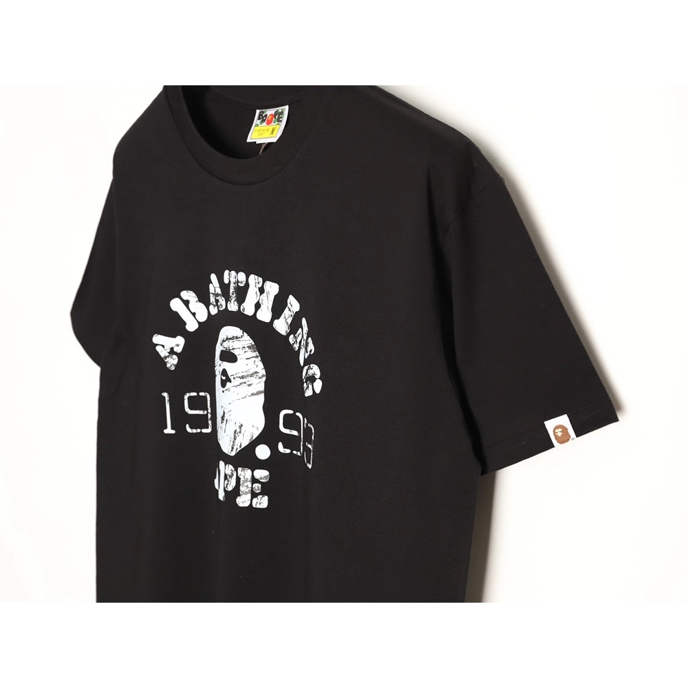 BAPE Classic 1993 Distressed Ape Head Print Short-Sleeve T-Shirt TSK1,Bape