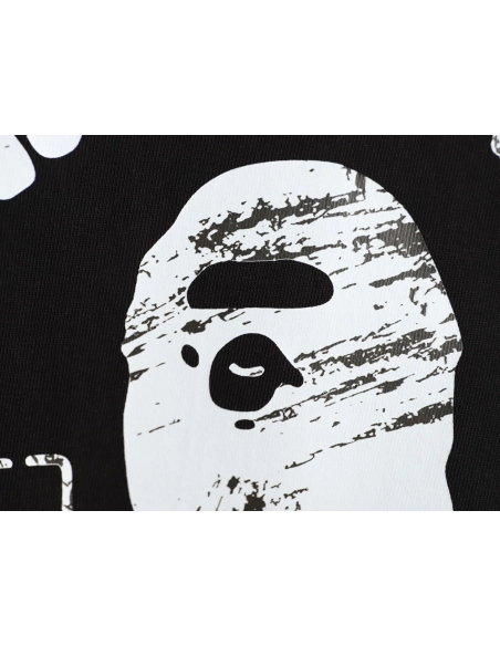 BAPE Classic 1993 Distressed Ape Head Print Short-Sleeve T-Shirt TSK1,Bape