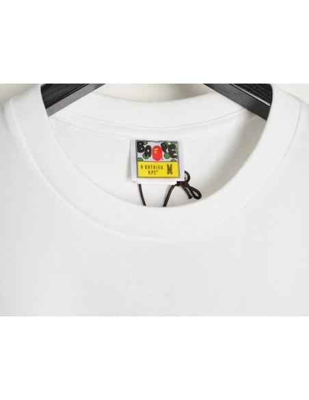 BAPE COACH Collaboration Dinosaur and Ape Head Print Short-Sleeve T-Shirt,Bape