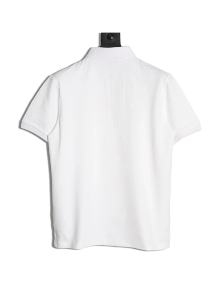 Moncler Ribbed Short-Sleeve Polo Shirt,Moncler