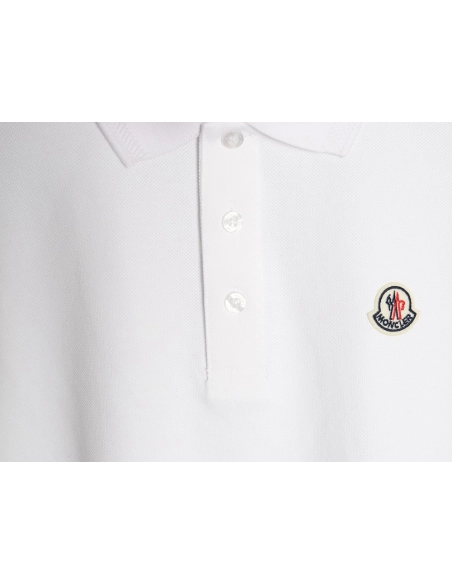 Moncler Ribbed Short-Sleeve Polo Shirt,Moncler