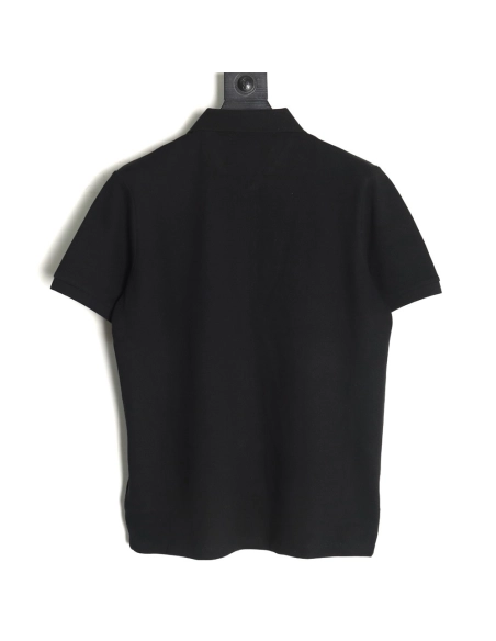 Prada Chest Pocket Half-Zip Polo Shirt Short-Sleeve TSK1,Prada