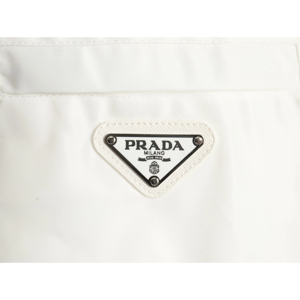 Prada Chest Pocket Half-Zip Polo Shirt Short-Sleeve,Prada