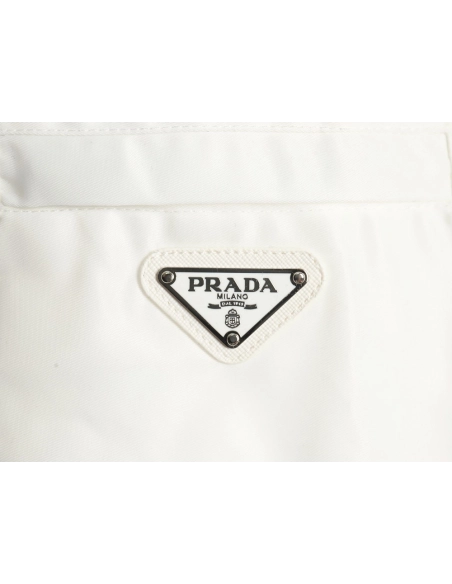 Prada Chest Pocket Half-Zip Polo Shirt Short-Sleeve,Prada
