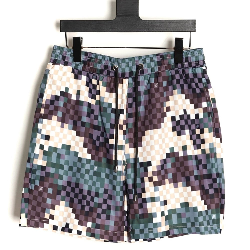 Louis Vuitton Mosaic Monogram Beach Shorts,Louis Vuitton
