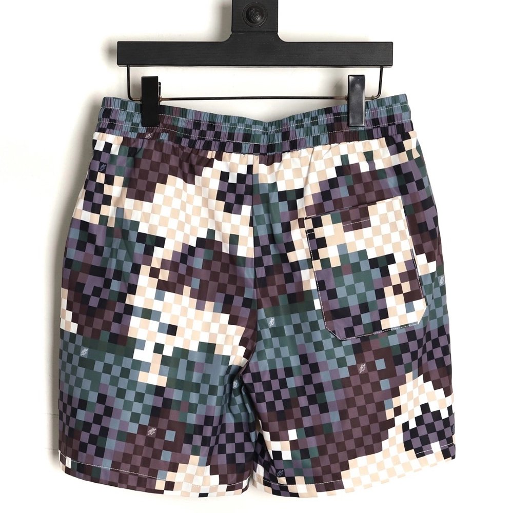 Louis Vuitton Mosaic Monogram Beach Shorts,Louis Vuitton