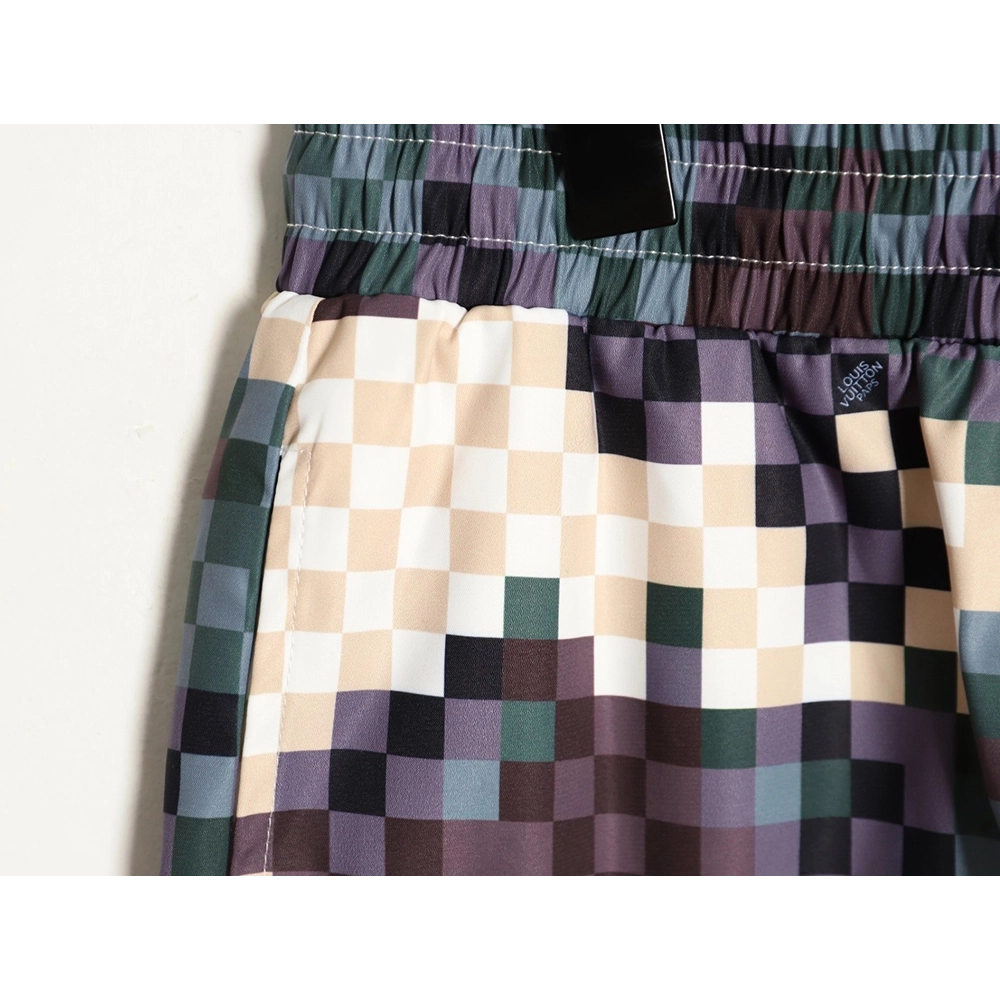 Louis Vuitton Mosaic Monogram Beach Shorts,Louis Vuitton