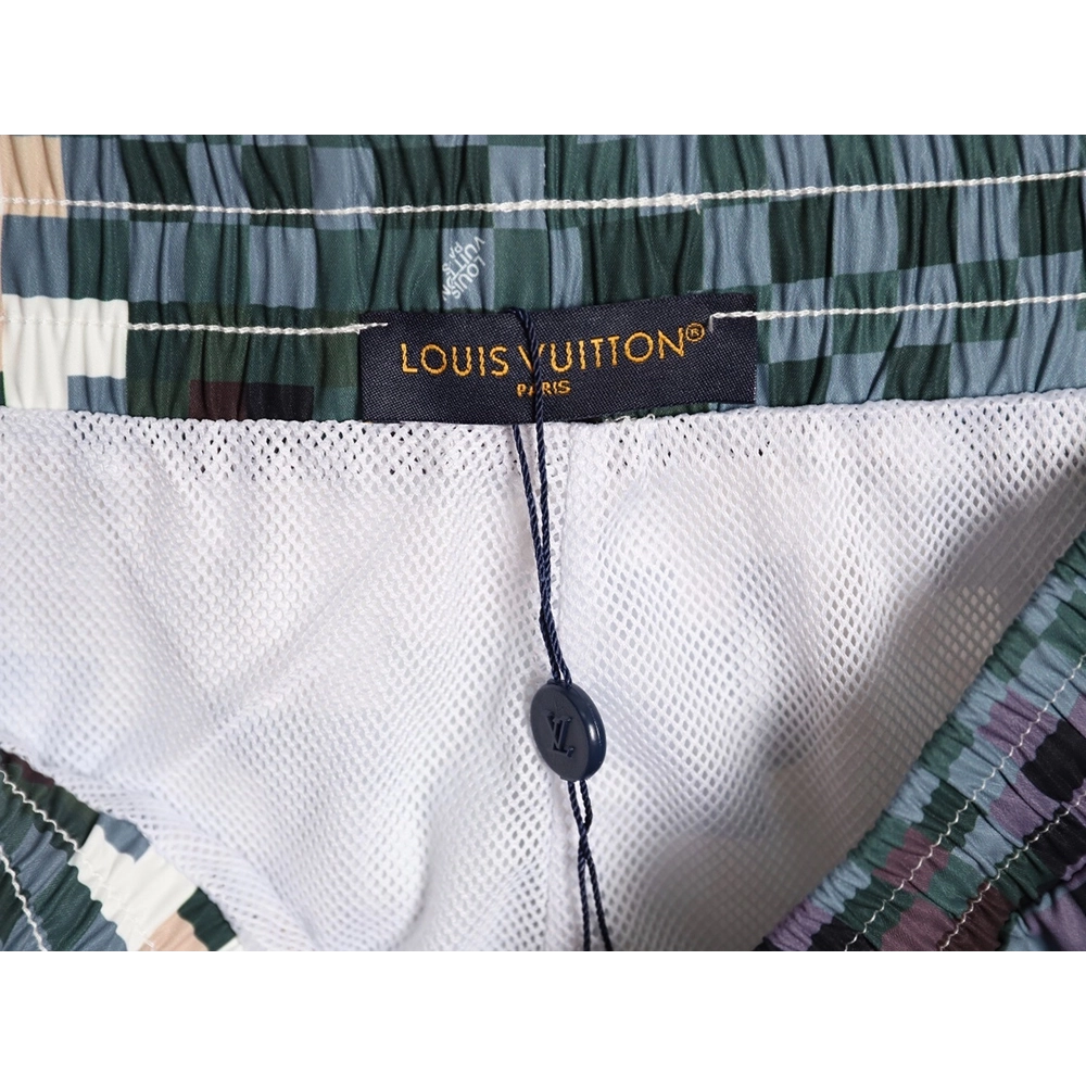 Louis Vuitton Mosaic Monogram Beach Shorts,Louis Vuitton