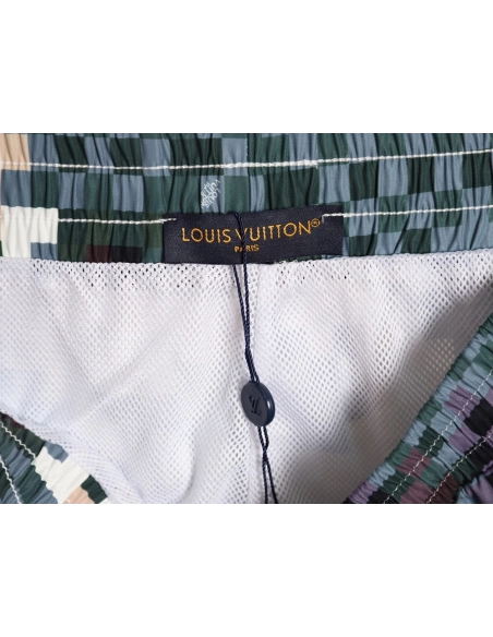 Louis Vuitton Mosaic Monogram Beach Shorts,Louis Vuitton