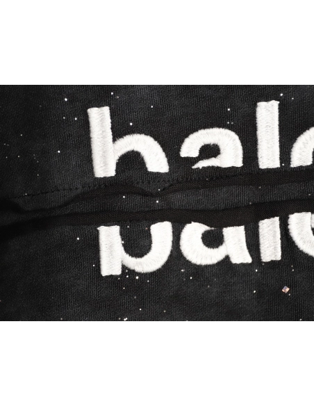Balenciaga embroidered starry sky lettering crew neck short-sleeved T-shirt,Balenciaga